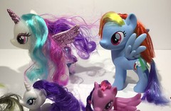 Lot of My Little Ponies Set of 7 various sizes