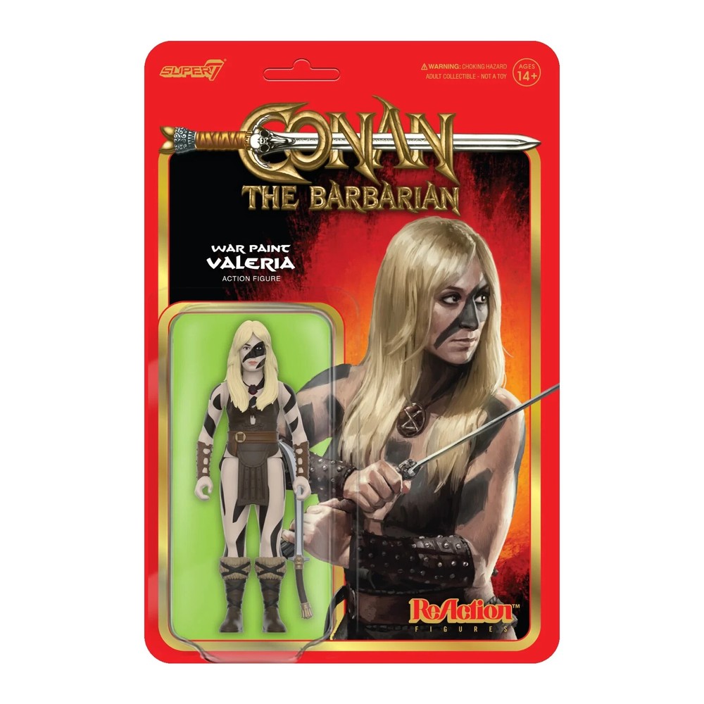 Valeria – War Paint – Conan The Barbarian – Wave 2 – Super7 – Case Fresh