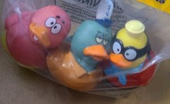 SPONGEBOB LOT OF 2 BAGS OF CHARACTER DUCKS PATRICK, SQUIDWARD, BARNACLE BOY NEW