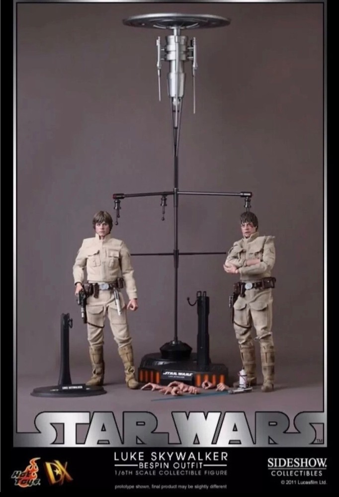 Hot Toys DX07 Star Wars Luke Skywalker Bespin Outfit Mark Hamill New Rare Ex Ver