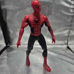 Marvel Spider-Man Red Black Action Figure Plastic Movie 2004 Fully Jointed