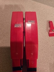 Vintage 1985 Transformers G1 Jetfire figure with accessory pieces.