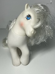 VTG 1980s G1 My Little Pony Princess Tiffany W/ Friendly Bushwoolie, Comb, Wand