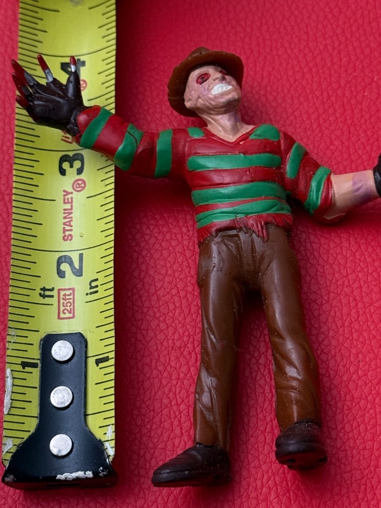 Vintage Super Monstruos Freddy Krueger Figure 1990s Spain KO Horror Toy ANOES