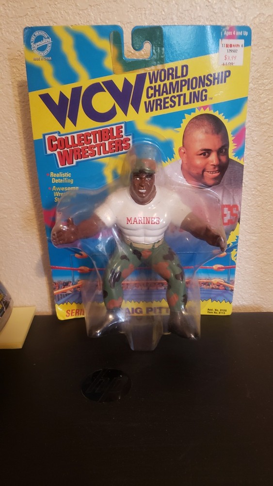WCW CRAIG PITTMAN Original San Francisco Toymakers Series 3 Wrestling Figure NIP