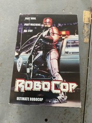 NECA RoboCop Ultimate RoboCop Action Figure Toy Silver Gun Boxed Movie Used