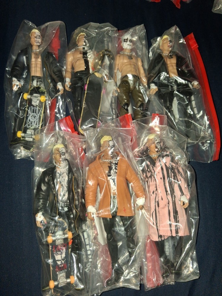 Aew Jazwares Darby Allin Unmatched Unrivaled Lot Of 7