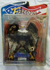 2002 FREEDOM THE AMERICAN EAGLE 8″ 9/11 Commemorative Action Figure MEZCO Sealed