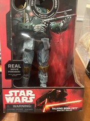 Disney Store Star Wars Force Awakens Authentic Talking Boba Fett New Red Box