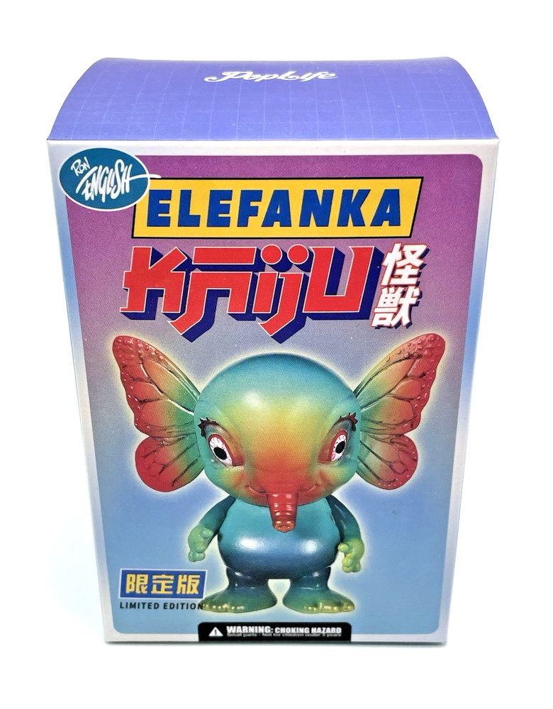 Ron English Elefanka Kaiju 4″ Limited Edition Vinyl Figure NIB
