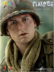 Hot Toys Mms135 1/6 Platoon Chris Taylor Charlie Sheen Action Figure