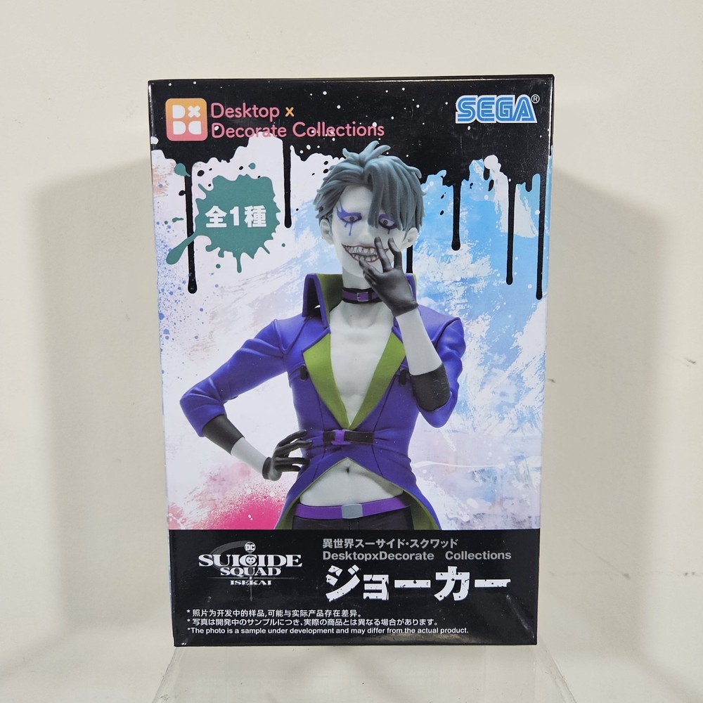 DC Suicide Squad ISEKAI Joker Figure SEGA Desktop x Decorate Collections Boxed