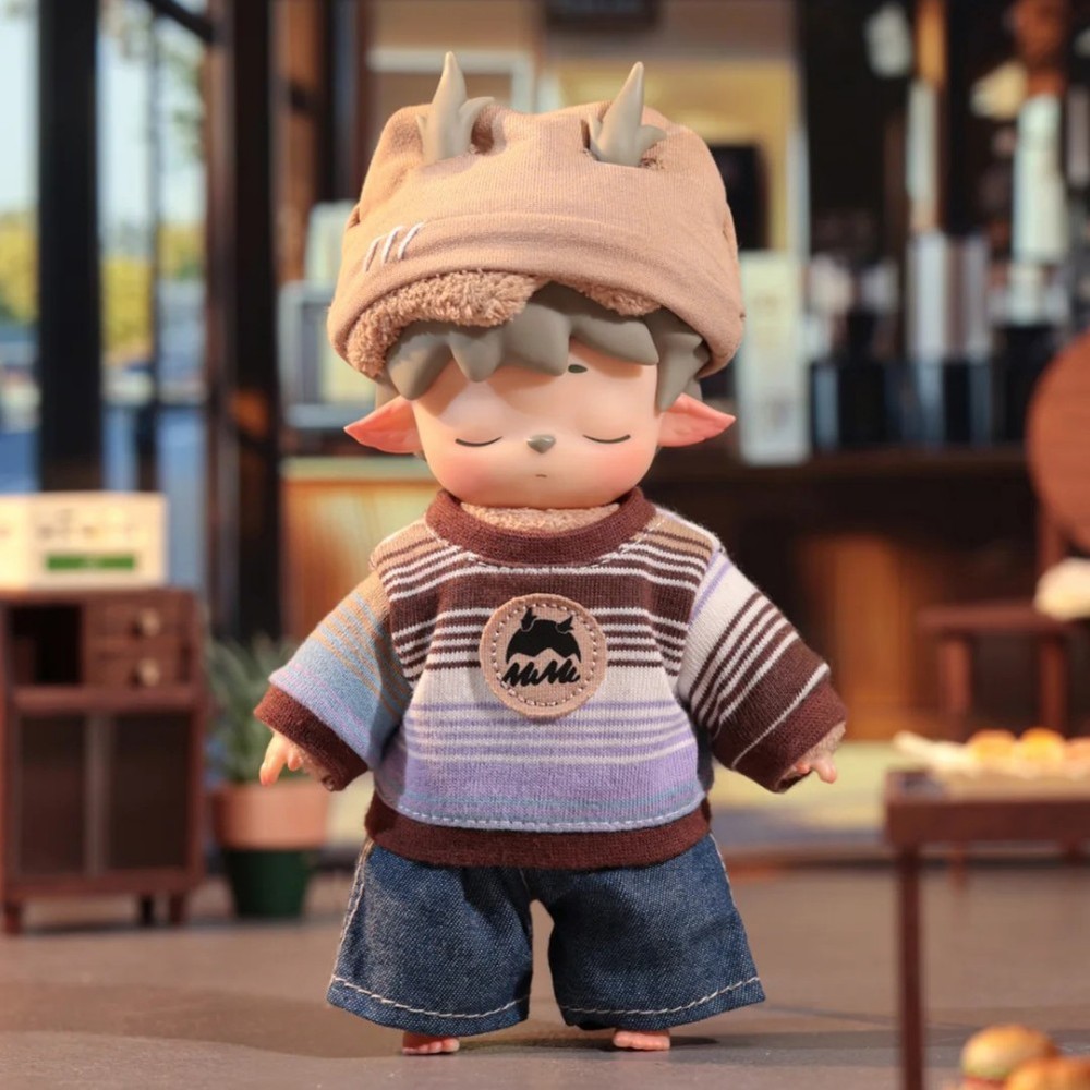 Heyone MIMI City Walk Series Plush Pendant Have a latte Box Figure Toys Gift