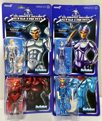 Super7 Reaction Silverhawks 4pk: MON*STAR., STEELHEART, BLUEGRASS, QUICKSILVER