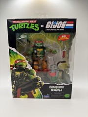 Playmates TMNT x G.I. Joe Boxed Action Figures Lot Snake Eyes Leo, Raph