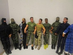 Power Team Elite World Peacekeepers 12″ Military Action Figures Lot of 13 M&C