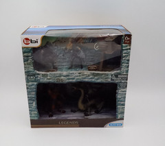 BBI Legends Dragon & Demon Medieval Fantasy Playset 13 PCS Blue Box 2011 NEW