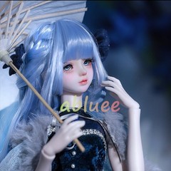 1/4 Shuga Fairy Blue Lolita Dress With Clothes Ball-jointed Doll Action Figure