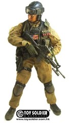 1:6 scale Toy Soldier Delta Force Black PT Body Armor for 12″ Figures