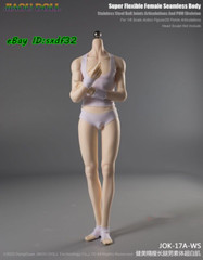 JIAOU DOLL JOK-17 1:6 Scale Super Flexible Seamless Male Body Figure Model Toys