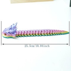 3D Printed Water Snake Model,Articulated Animals figure,Fidget Toys Home Decor