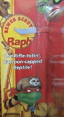 TMNT Wacky Wild West Sewer Scout Raph Figure w/ Knife Rifle Set