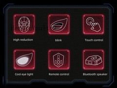 Iron Spider 1:1 Cosplay Electric Touch Blink Helmet ABS Luminous Collection Gift