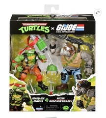 Playmates TMNT x G.I. JOE Mashup Complete Set of 4 Cobra Clash 2-Packs NEW