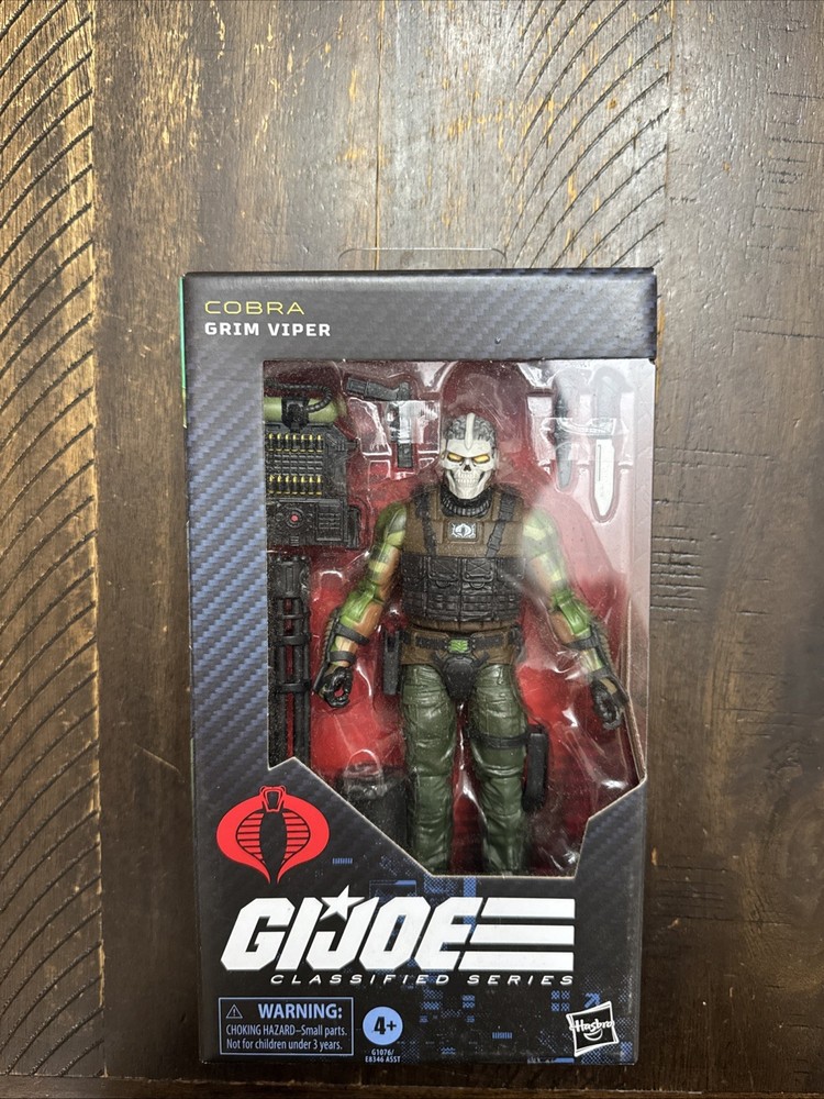 Hasbro G.I. Joe Classified Series Cobra Grim Viper Action Figure NEW & SEALED!!