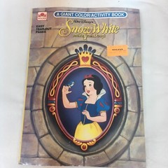 Vintage Golden – Disney 1991 Beauty & the Beast & 1993 Snow White Coloring Book