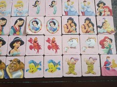 Disney Princess Memory Match Game Set Lot 51 tiles not all have matches
