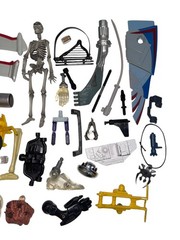 Vintage 1980’s – 2000’s 3.75″ MIXED HUGE Lot of Parts, Weapons, Accessories ETC.
