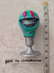 Ron English 3D Printed 1 of 1 Crypto Light Cult Light Bulb Skull Face