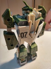 ROBOTECH Excite / Gakken ALPHA LANCER green 1980s toy WITH BOX gun and foam case