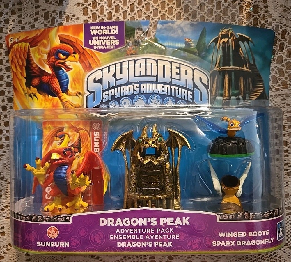 Skylanders Dragon’s Peak w/ Sunburn Wii XBox PS3 Dragons Spyro’s Adventure *NEW*