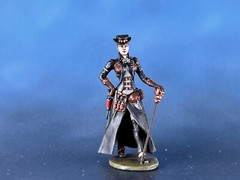 Action painted Figure Steampunk Lady Plague Doctor 40mm Resin soldiers