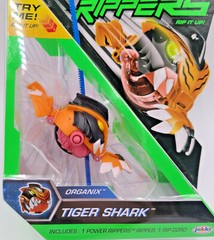 Jakks Power Rippers TIGER SHARK Organix Series 1 Figure. Rip It Up! NEW