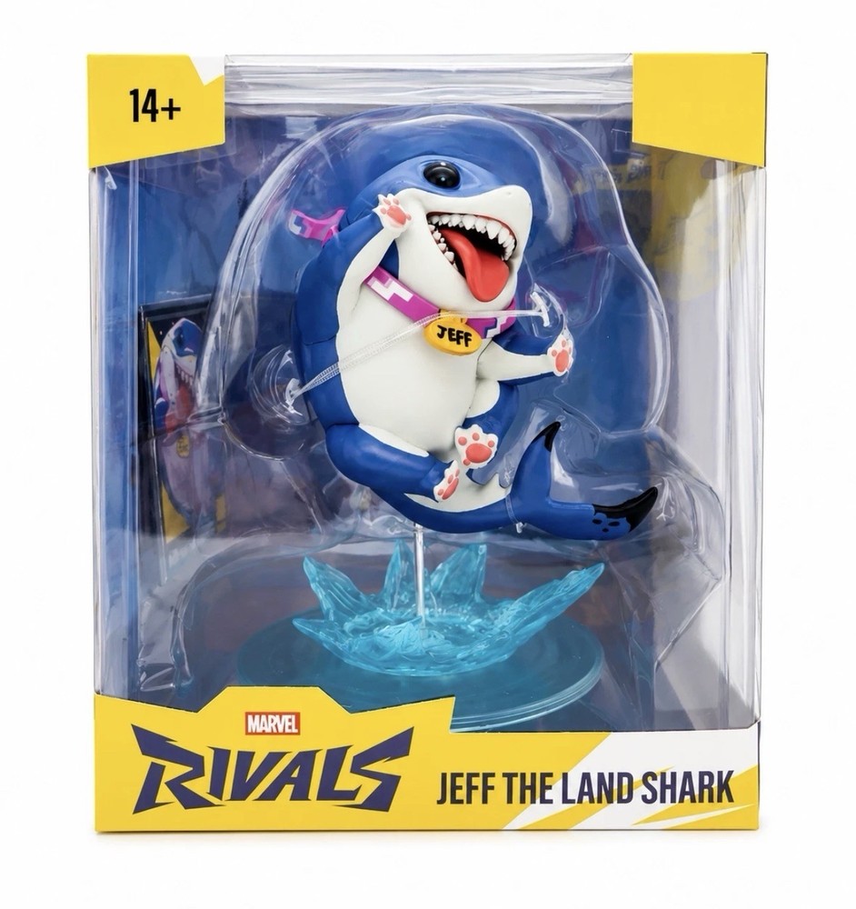 McFARLANE Toys x MARVEL RIVALS JEFF THE LAND SHARK FIGURINE NIB