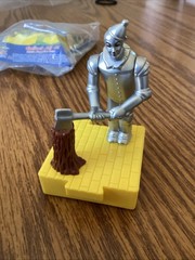 Wizard of Oz TIN MAN Movable Toy 1997 Blockbuster Turner Ent SEALED Chops Wood