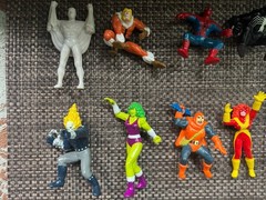 Vintage Marvel PVC figure 90s Applause Lot Spider Man Ghost Rider Venom She Hulk