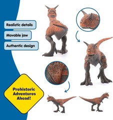 Carnotaurus Dinosaur Figurine – Interactive Play for Kids Age 4+, Gifts & Décor