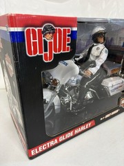 2001 HASBRO 12″ GI JOE ELECTRA GLIDE #3 IN THE HARLEY-DAVIDSON SERIES NEW IN BOX