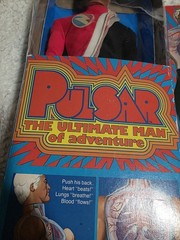 1976 Mattel PULSAR The Ultimate Man of Adventure 13.5″ Doll – Has Mission Discs