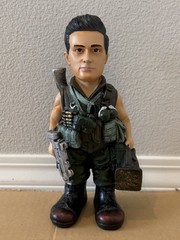 9.5” SD Commando John Matrix Resin Bank Statue Figurine Special Force Toy Figure