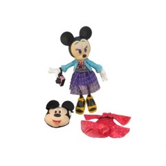 Disney Minnie Mouse Vinyl Plastic Poseable Doll with Accessories