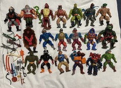 Vintage MOTU Masters Of The Universe Lot Of 19 Action Figures 1980’s He-man