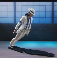 14cm SHF Michael Jackson Action Figure Smooth Criminal Moonwalk PVC.WWW