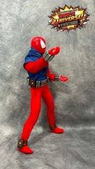 Custom 8″ Mego Scale SpiderMan Peter Parker Ben Reilly Scarlet Spider-Man & Case