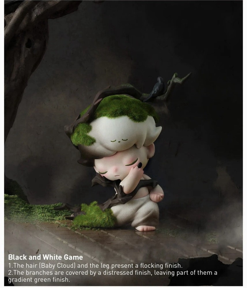 POP MART x Dimoo Stories in the Cup Series Figure – Black And White Game, new