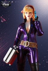 IRIS 1/6 Gunmetal Purple Catsuit Set for TBL/Phicen S07C/S10/S18/S22/S23